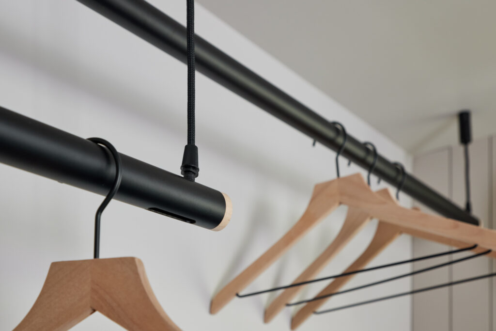 fancy wire and bar clothes hanger