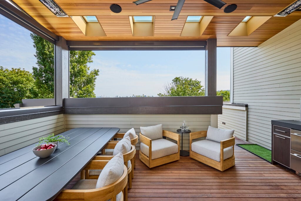 Rooftop Deck Remodel with Outdoor Seating