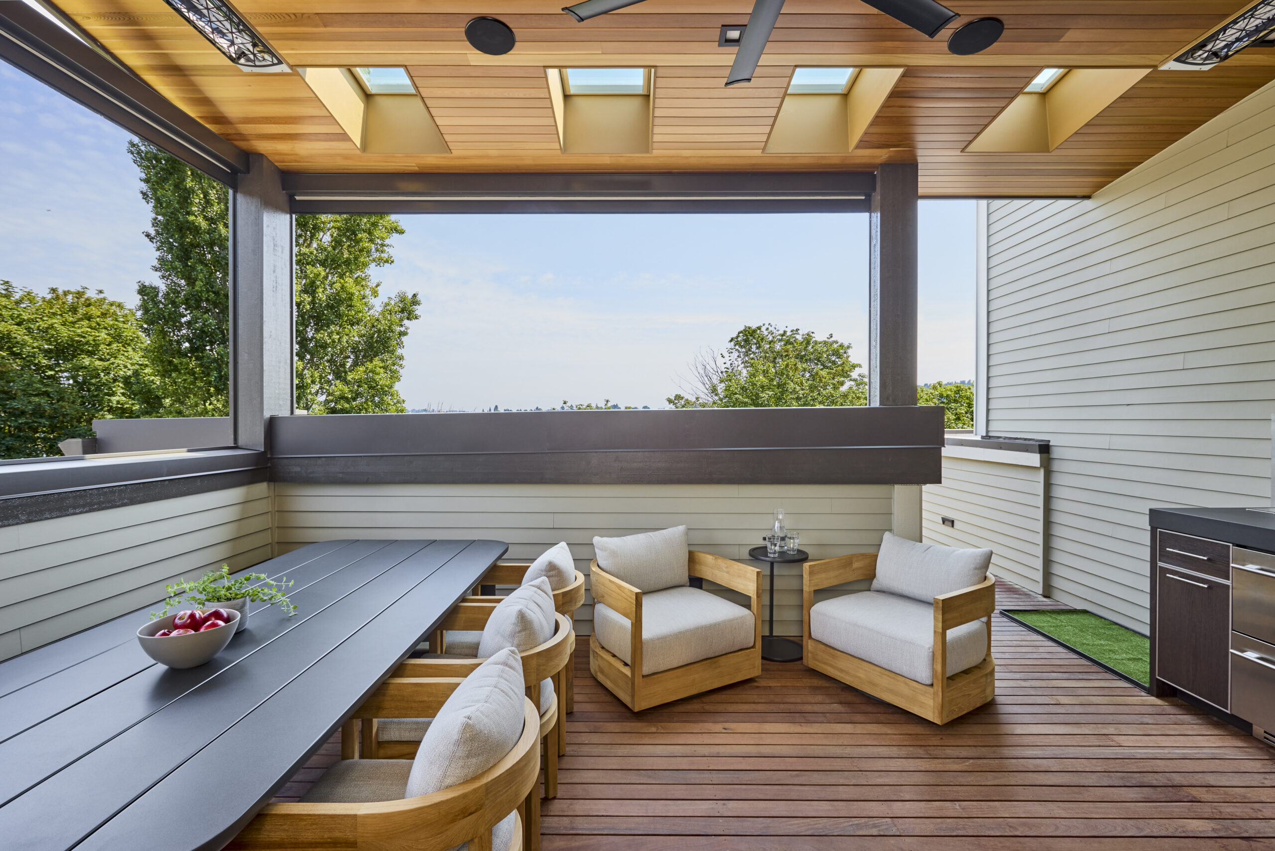 Rooftop Deck Remodel with Outdoor Seating
