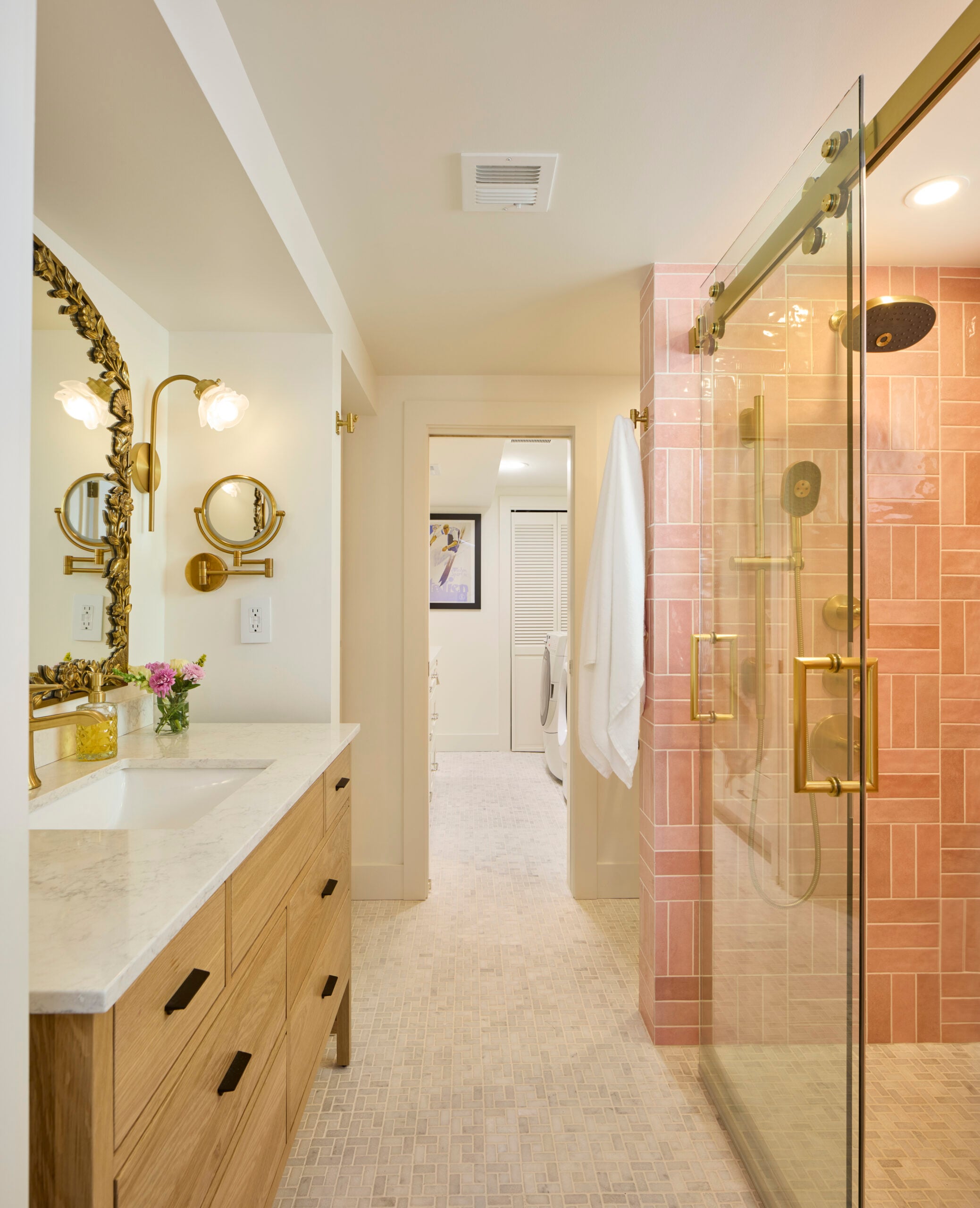 Pink Bathroom Remodel