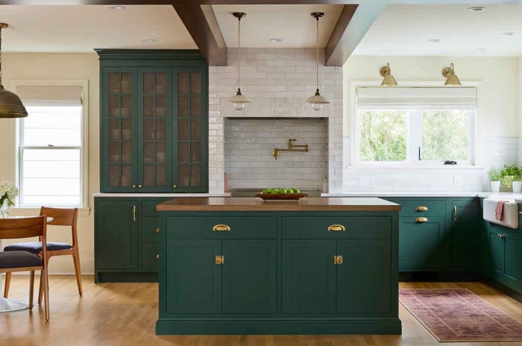 Green Kitchen Remodel